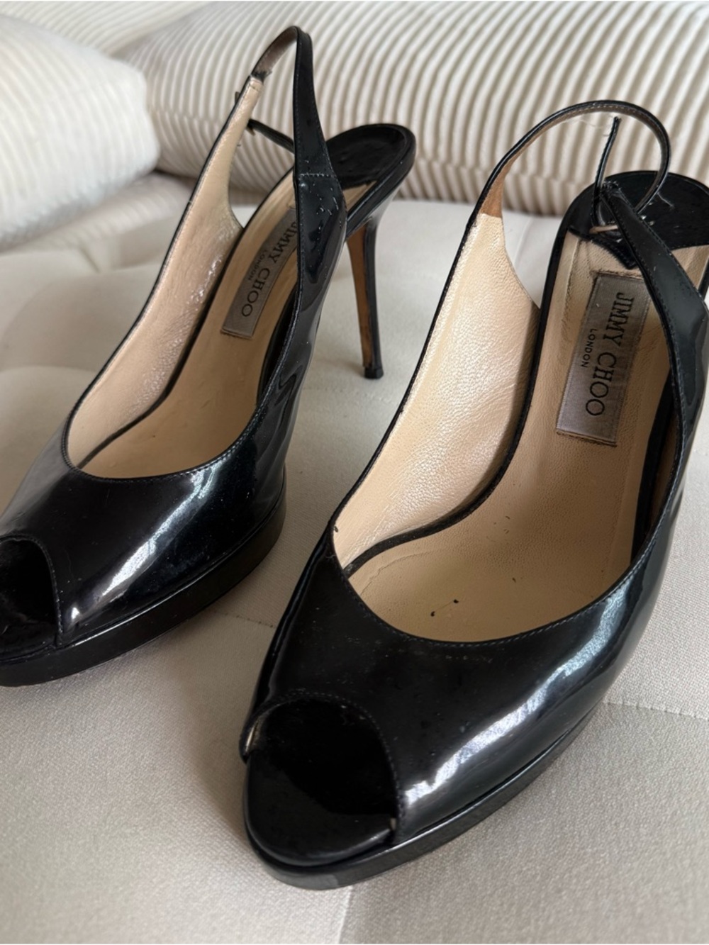 jimmy choo black classy heel